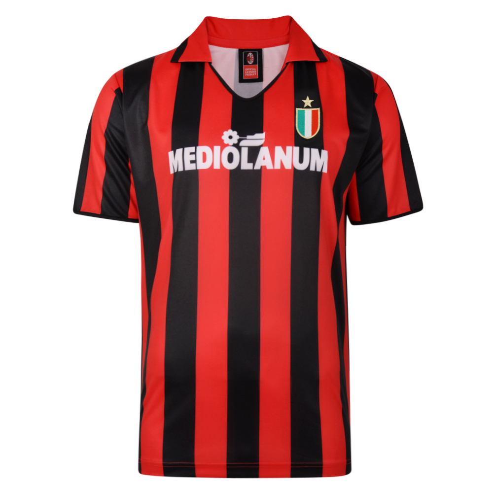 ac milan 1988 home shirt