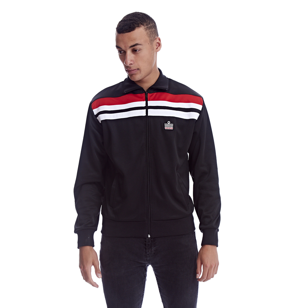 Admiral 1982 Black Club Track Jacket | Admiral Club Track Jacket | 3 Retro