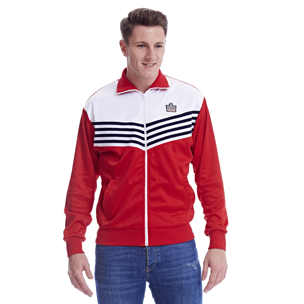 Admiral 1976 Red England Track Jacket | Admiral England Track Jacket ...