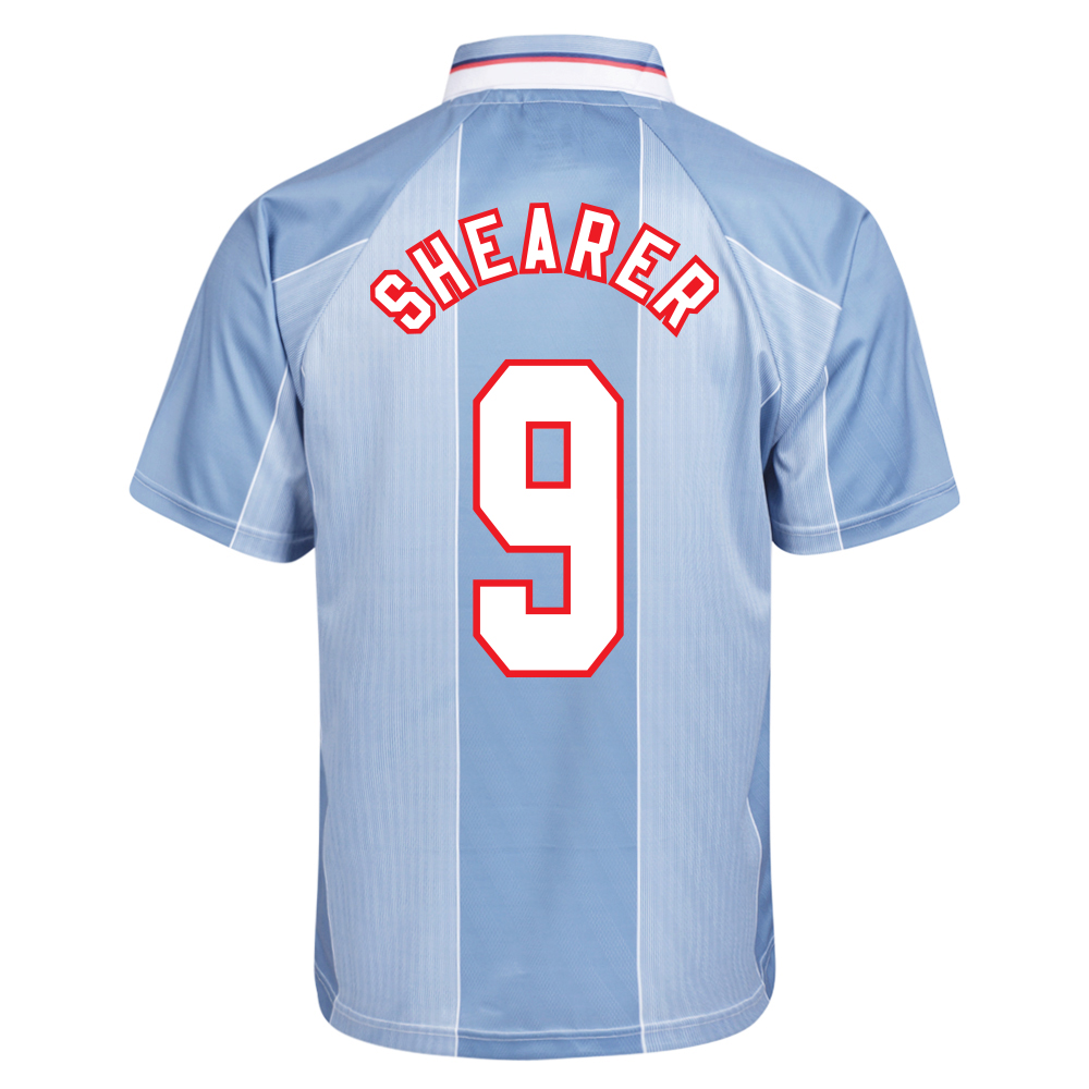 England 1996 Away Euro No9 Shearer shirt England Retro Jersey 3 Retro
