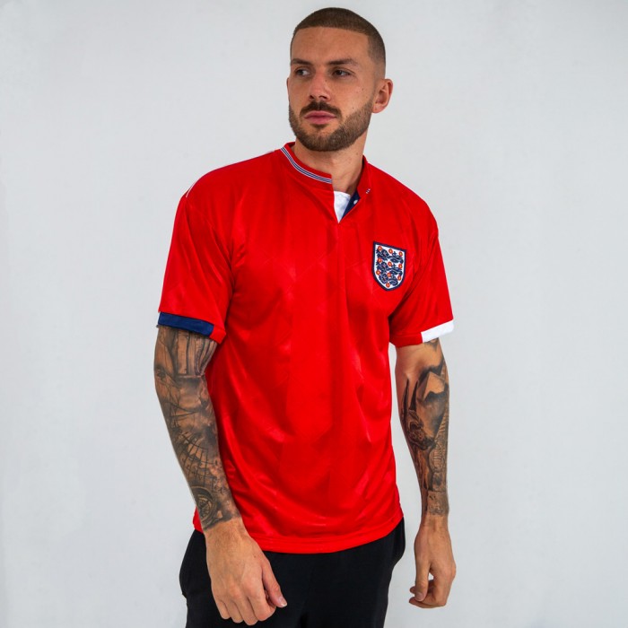 England 1989 Away Retro Football shirt