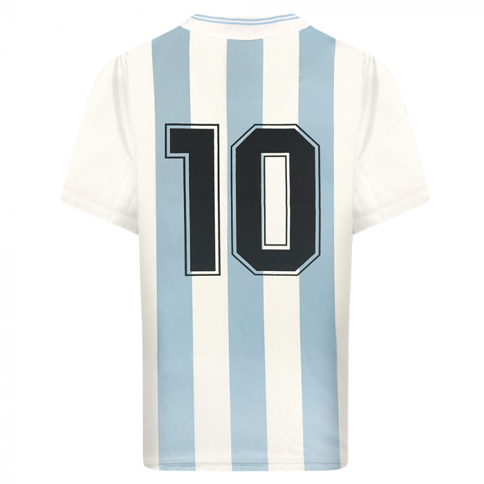 Argentina 1990 World Cup Finals No 10 Retro Shirt