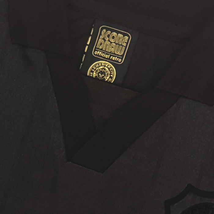 Leicester City 1995 Black Out Retro Football Shirt