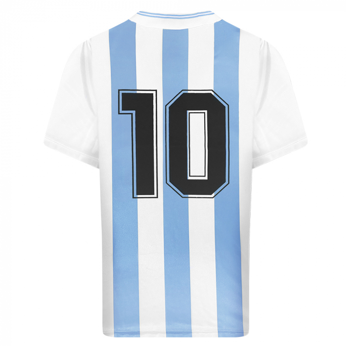 Argentina 1990 World Cup Finals No 10 Retro Shirt