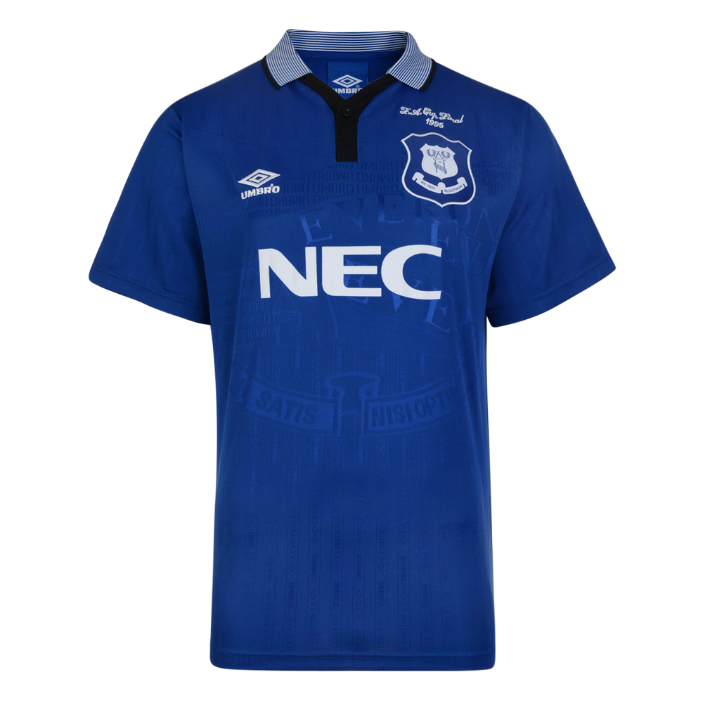Everton 1995 FA Cup Final No9 Ferguson Umbro shirt  Everton Retro