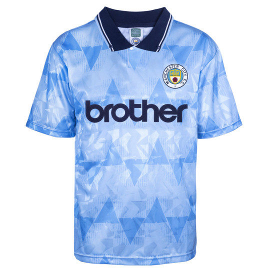 Manchester City 1990 Mash Up Retro Football Shirt | MCFC Retro