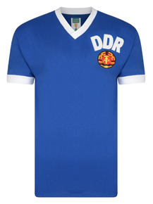 DDR 1974 World Cup Finals shirt