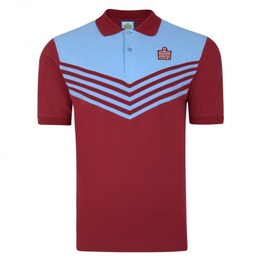 Claret and blue deals polo shirt