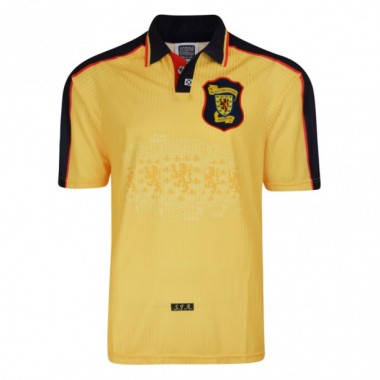 Scotland Official Retro 1998 World Cup Finals Retro Shirt 100% POLYESTER 