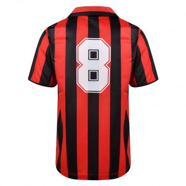 AC Milan 1988 No8 Retro Football Shirt