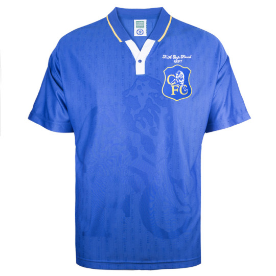 Chelsea 1997 FA Cup Final Retro Football Shirt