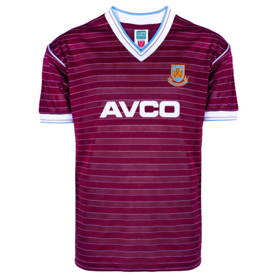West Ham United Bukta サッカーユニフォーム ビンテージ復刻 West Ham United 1992 Bukta Home Retro Shirt - Football Shirt