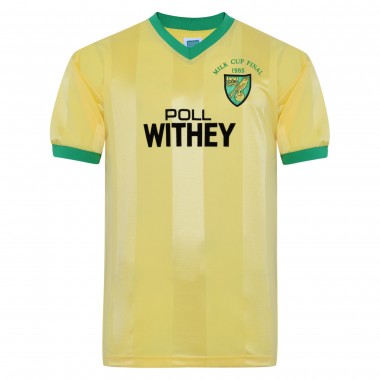 Norwich City 1985 League Cup Final shirt