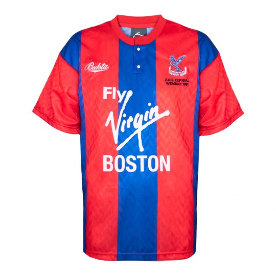 Crystal Palace 1991 ZDS Final Retro Football Shirt