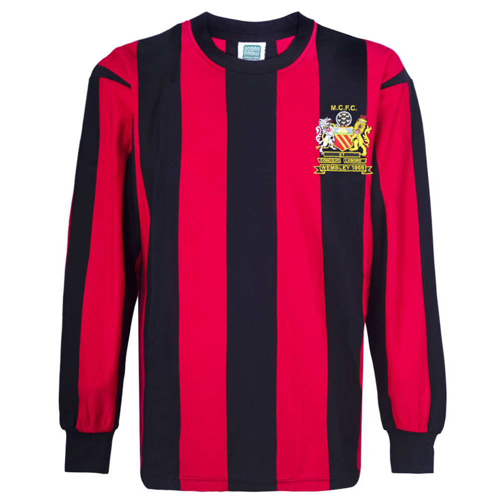 Manchester City 1969 FA Cup Final Shirt Manchester City Retro Jersey 3 Retro