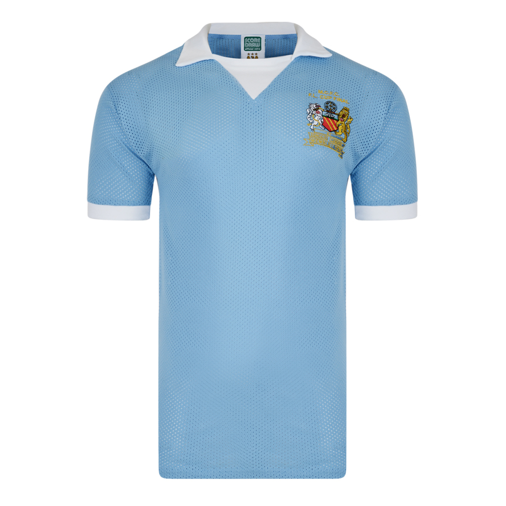 Manchester City 1976 League Cup Final Airtex Shirt