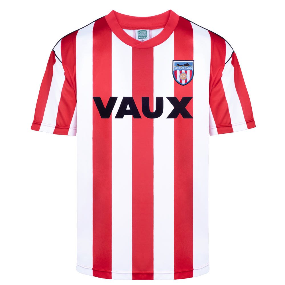 Sunderland Home football shirt 1991 - 1994. Sponsored by Vaux Brewery