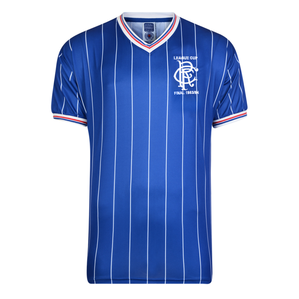 Rangers 1984 Scottish League Cup Final Shirt Rangers Retro Jersey | 3