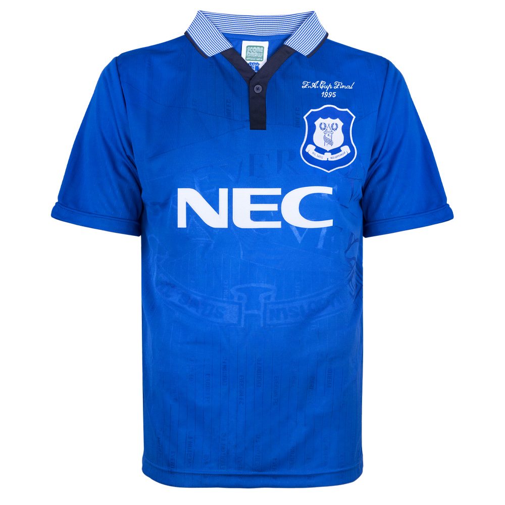 Everton Retro home shirt