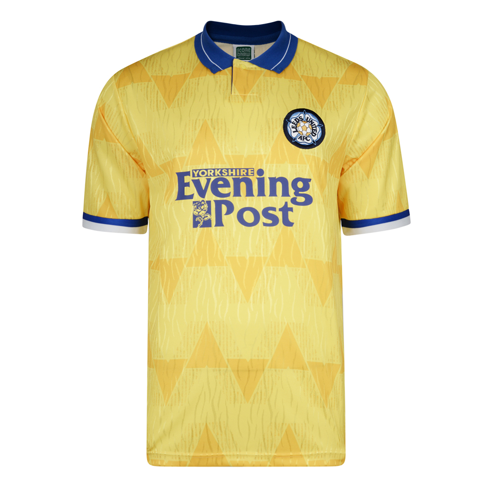 Leeds United Retro Maglia da trasferta Maglia