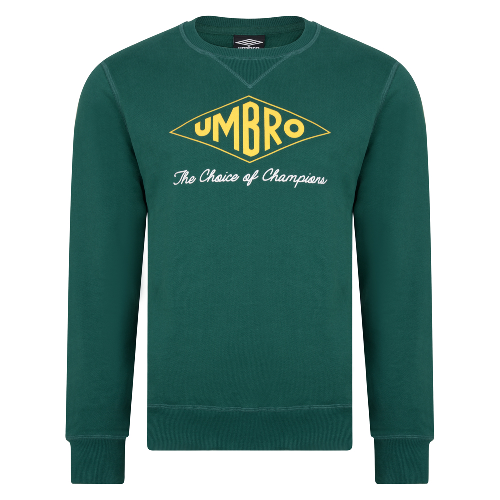 green umbro sweatshirt