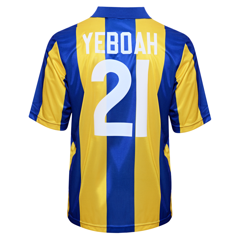 Leeds United 1994 Away No21 Yeboah Football Shirt