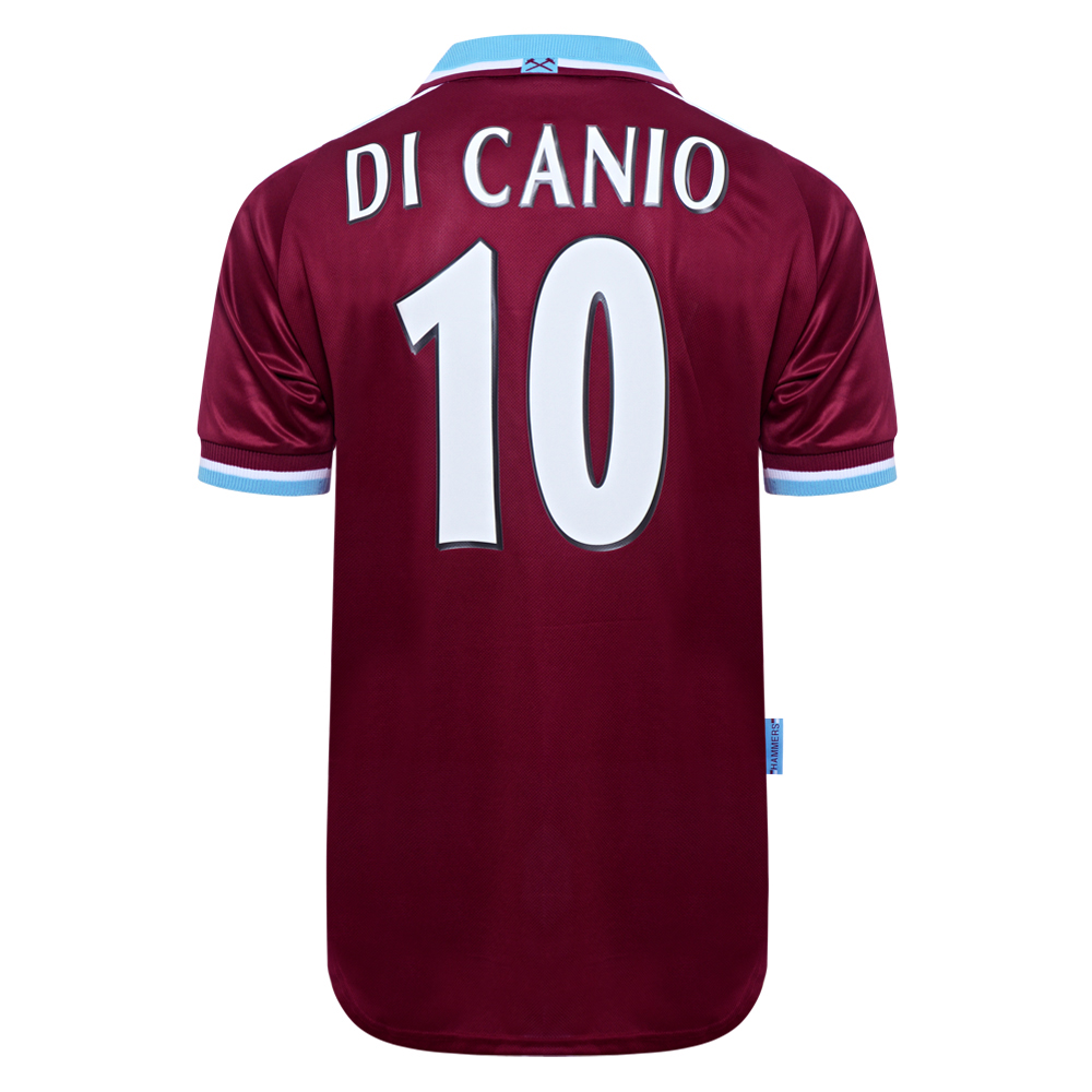 West Ham United 2000 No10 Di Canio Football Shirt