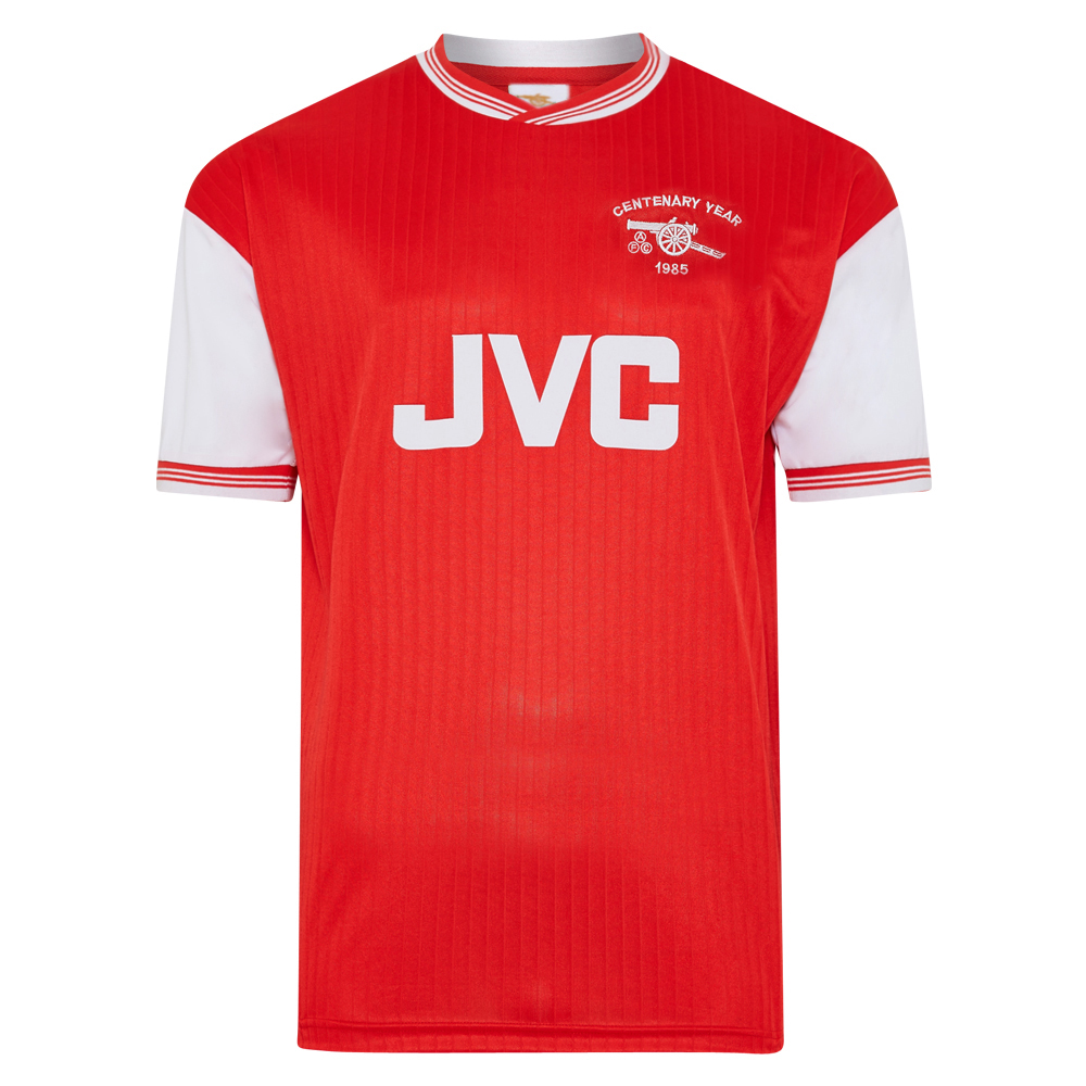 Score Draw Arsenal Mens SS Home Shirt 1985/86 | ASNL85HCENTPYSS 