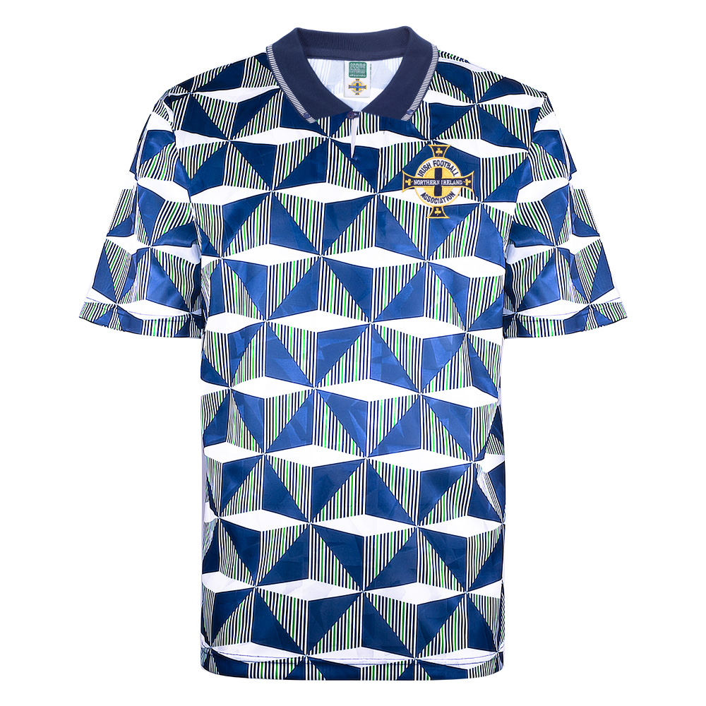 Northern Ireland Retro Maglia da trasferta Maglia