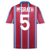 Aston Villa 1994 McGrath No5 Retro Football Shirt