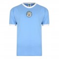 Manchester City 1972 No8 Retro Football Shirt