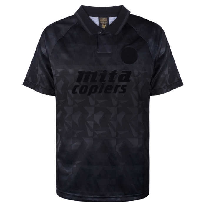 Aston Villa 1990 Black Out Retro Football Shirt