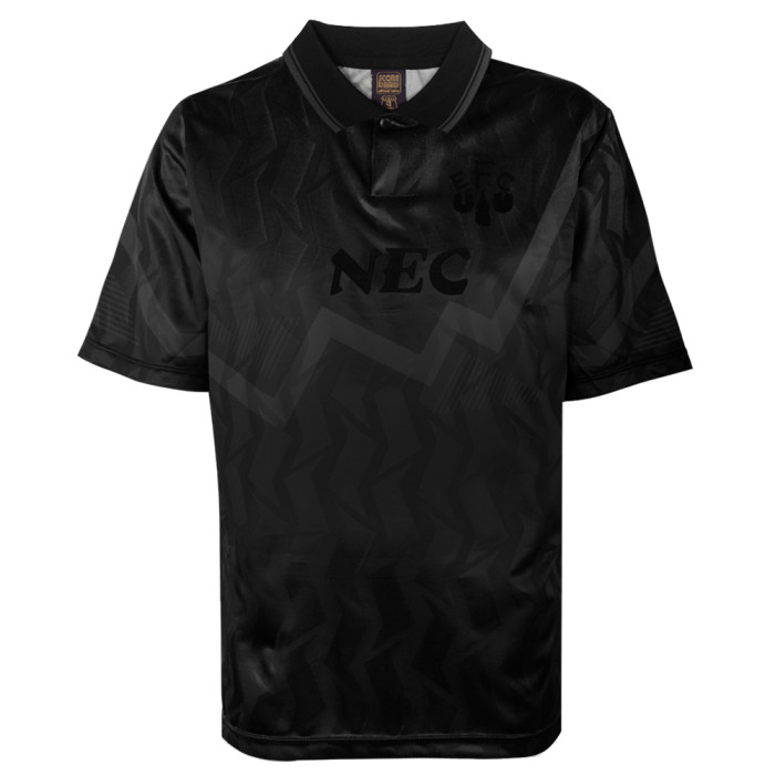 Everton FC 1990 Black Out Retro Football Shirt
