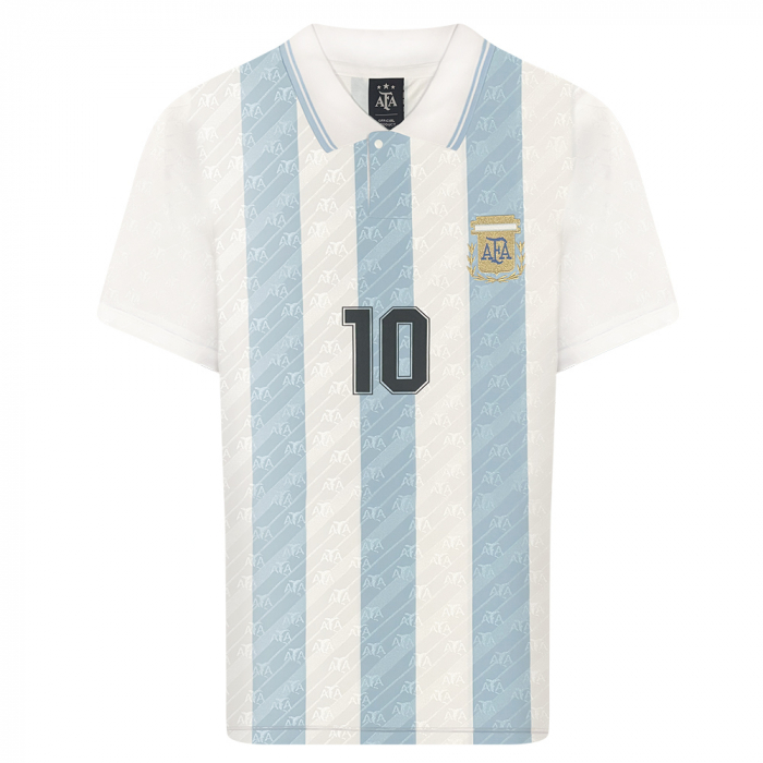 Argentina 1994 World Cup Finals No 10 Retro Shirt