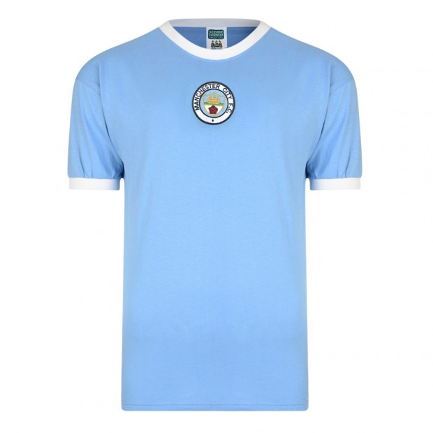 Manchester City 1972 No8 Retro Football Shirt