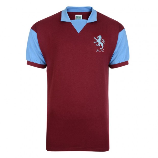 Aston Villa 1971 No8 Retro Football Shirt