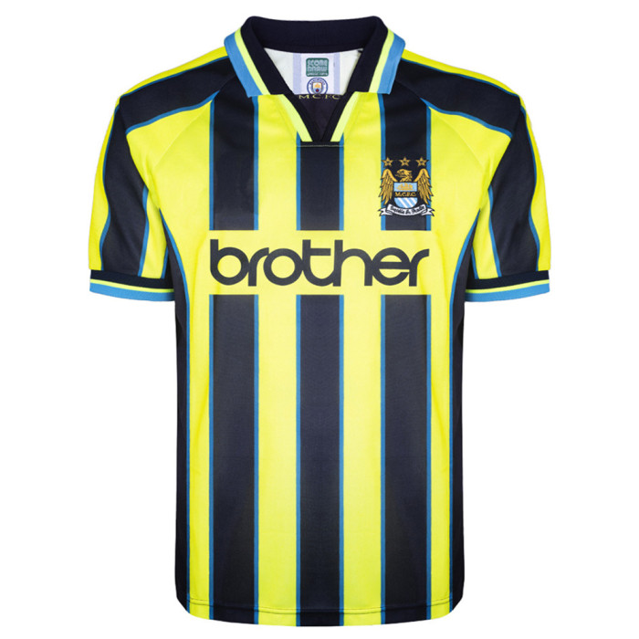 retro man city jersey