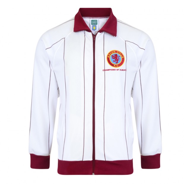 Aston Villa 1982 Away Retro Football Track Jacket