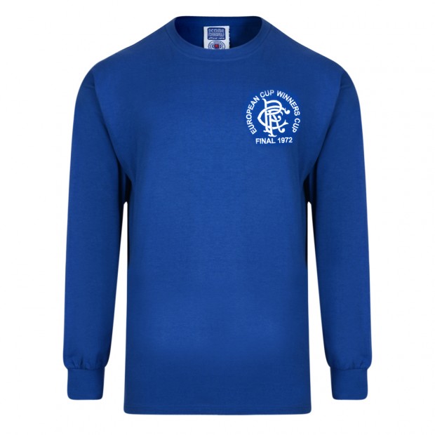 Rangers 1972 European Cup Winners Cup Retro Shirt