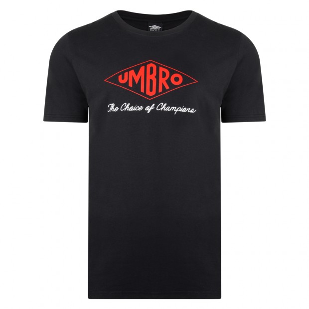 Umbro Choice of Champions Black Tee