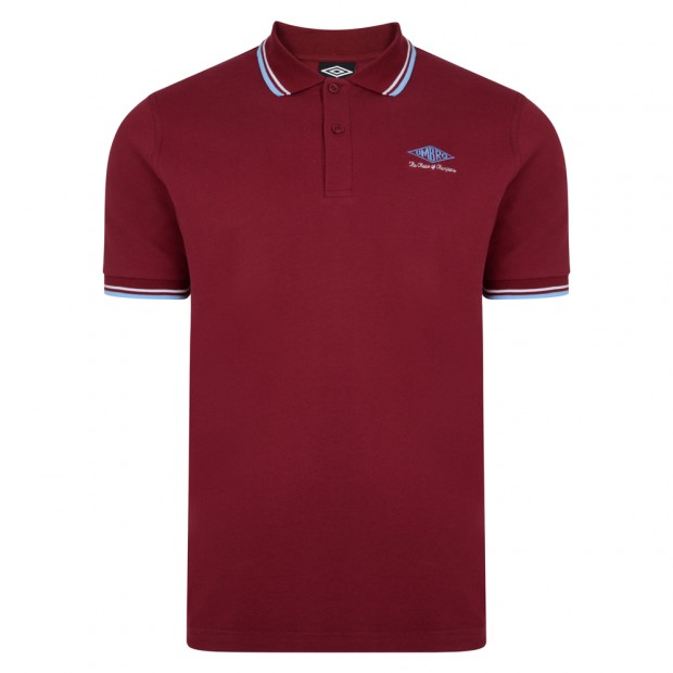 Umbro Choice of Champions Claret Polo Shirt