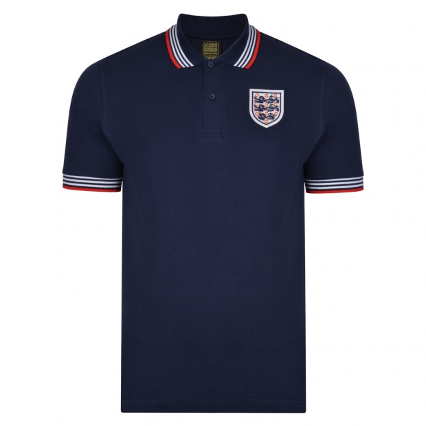 England 1974 Empire Navy Polo shirt