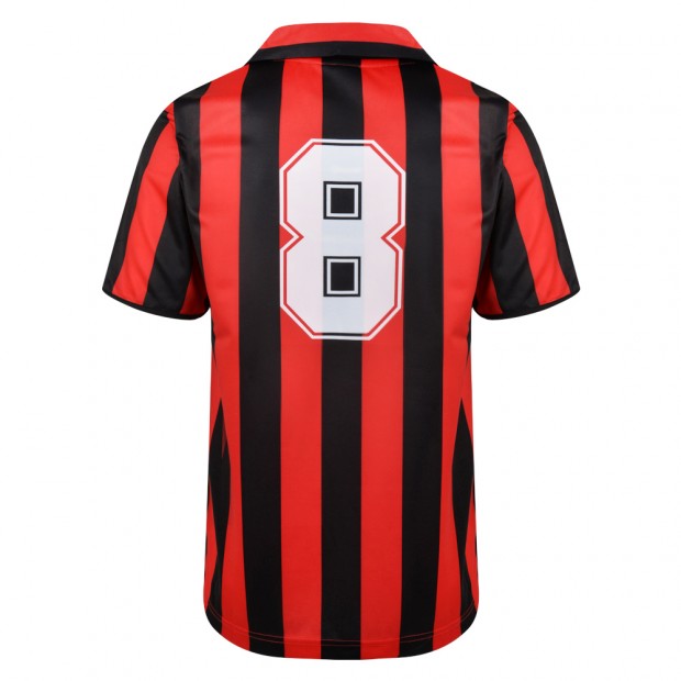 AC Milan 1988 No8 Retro Football Shirt