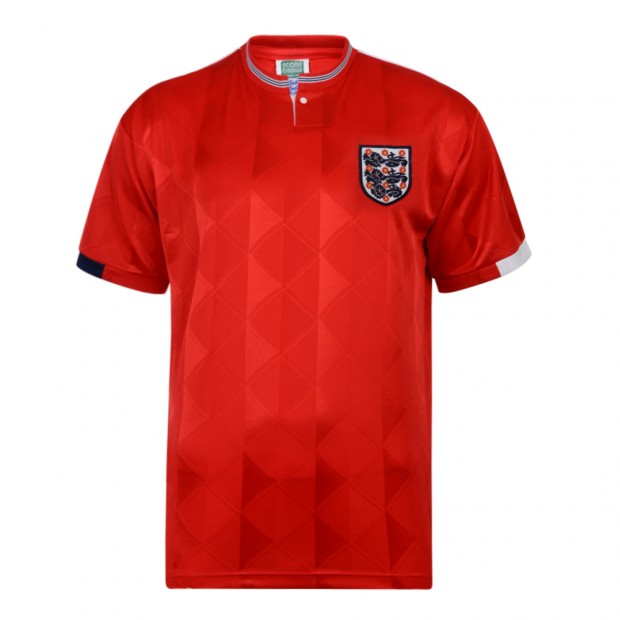 England 1989 Away Retro Football shirt