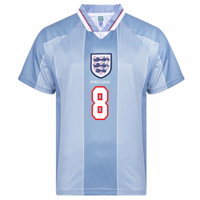 England 1996 Away No.8 Euro Championship Shirt 