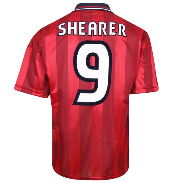 England 1998 Away World Cup Finals No9 Shearer