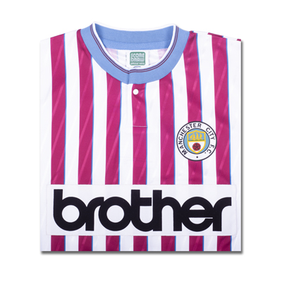 Manchester City 1988 Away Retro Shirt