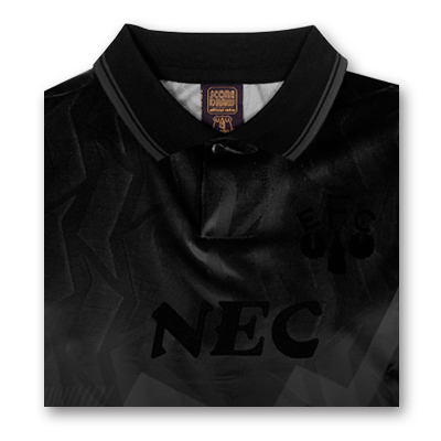 Everton 1990 Black Out Retro Football Shirt