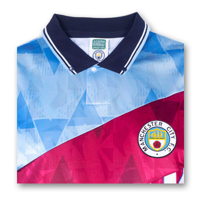 Manchester City 1990 Mash Up Retro Shirt