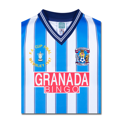 Coventry 1987 FA Cup Final Retro Football Shirt